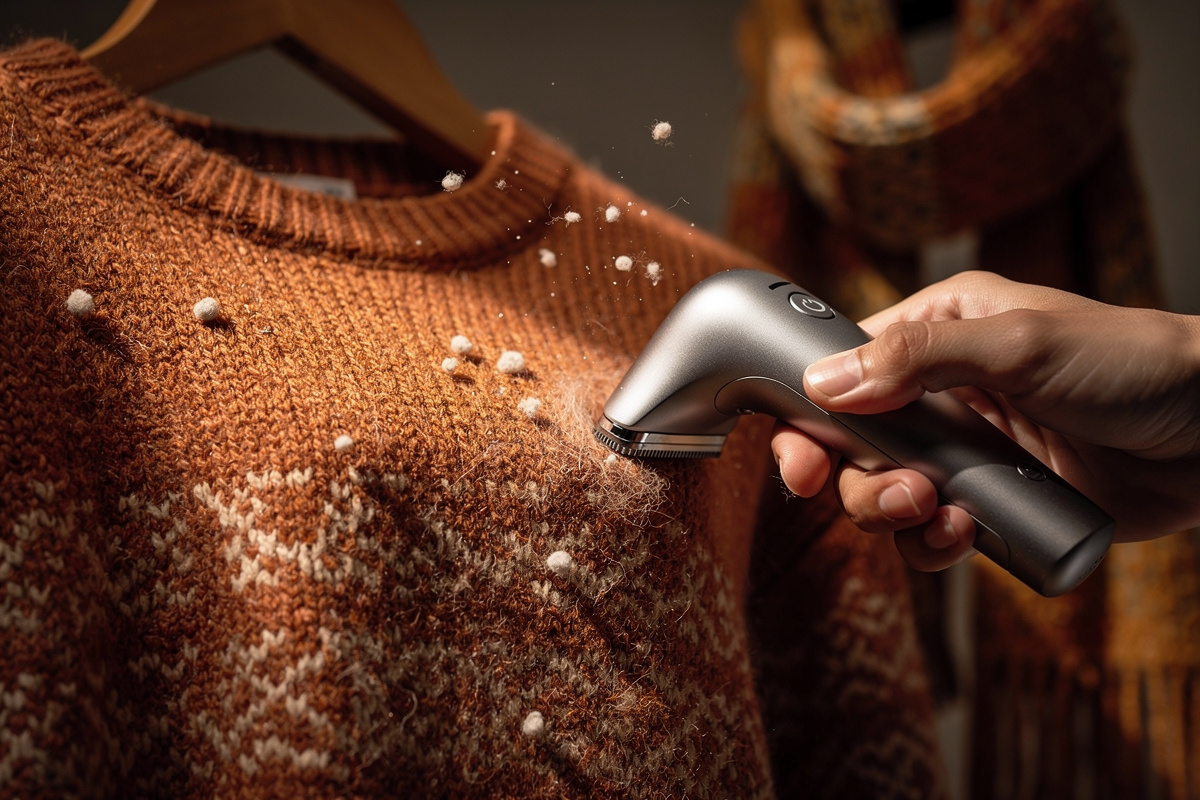Bouloches sur un pull : comment les enlever et les éviter ?