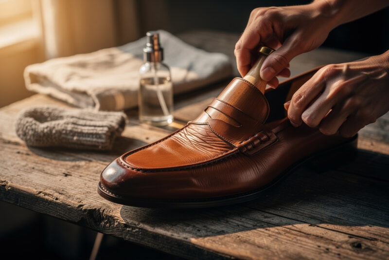 Comment assouplir des chaussures en cuir serrées aux orteils ?