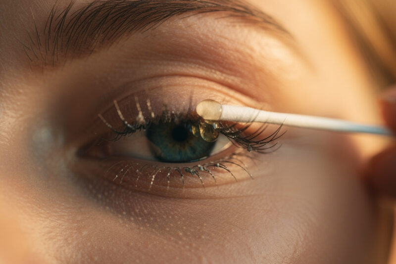 Comment enlever soi-même les résidus de colle d'extension de cils
