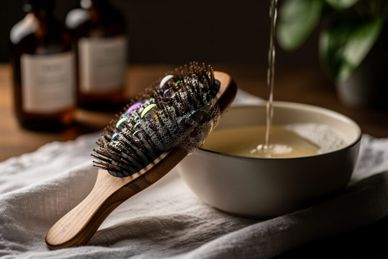 Comment nettoyer une brosse à cheveux en sanglier ?