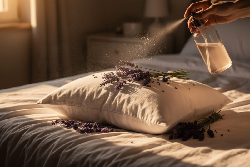 L'huile de lavande sur l'oreiller tache-t-elle les draps ?
