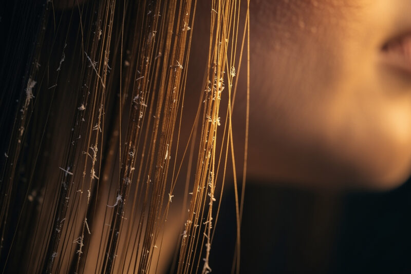 Pourquoi mes pointes de cheveux deviennent blanches et cassent ?