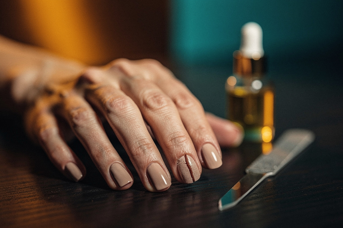 Pourquoi mon ongle se fend toujours au même endroit ?