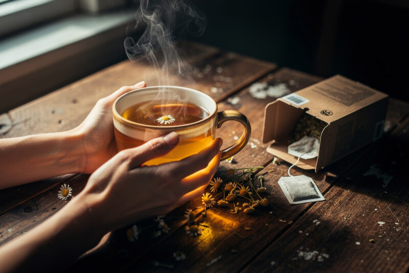 Tisane de camomille périmée : peut-on encore la boire ?