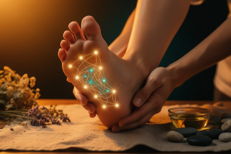 **Titre : Points d’acupuncture du pied : localisez les points clés**