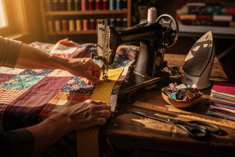 Comment faire un patchwork avec des chutes de tissu ?