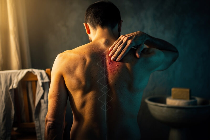 Dos qui gratte : signification spirituelle ou cause physique ?