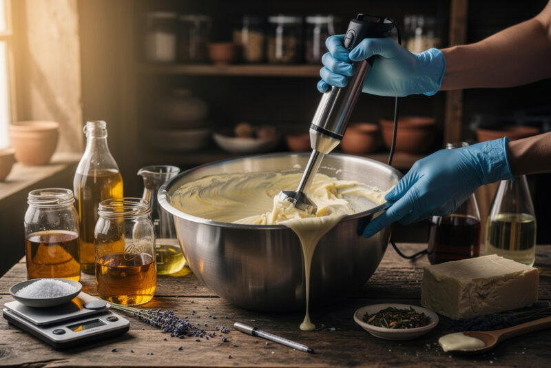 Saponification à froid : réussir son savon maison sans stress