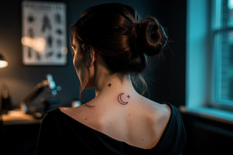 Tatouage discret au cou : le guide complet (prix, douleur, idées)